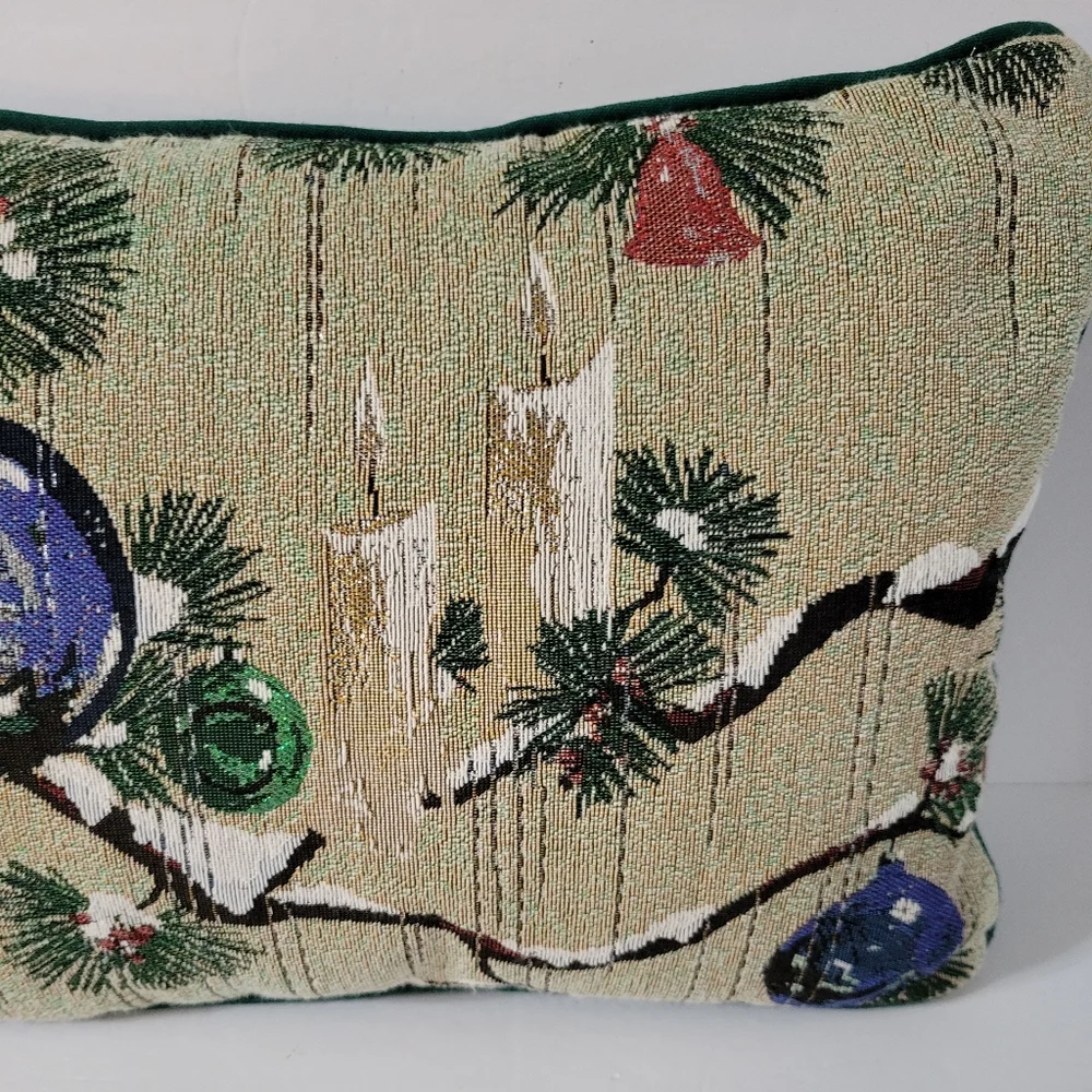 Vintage Christmas Tapestry Decorative Pillows